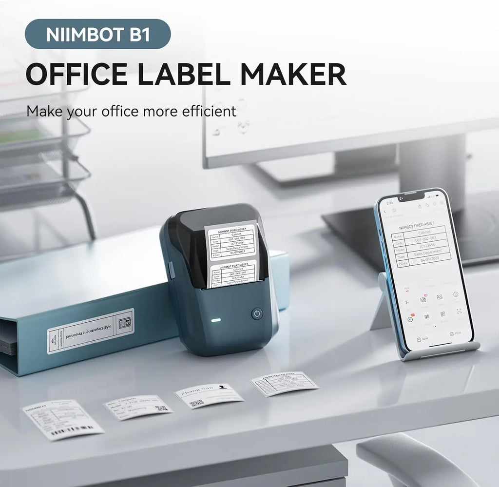 Smart Bluetooth Portable Label Maker- Wireless Mini Printer