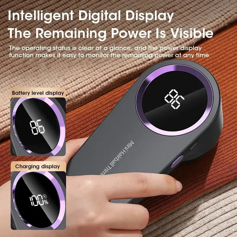 Rechargeable Fabric Shaver & Lint Remover- Electric Clothes Trimmer
