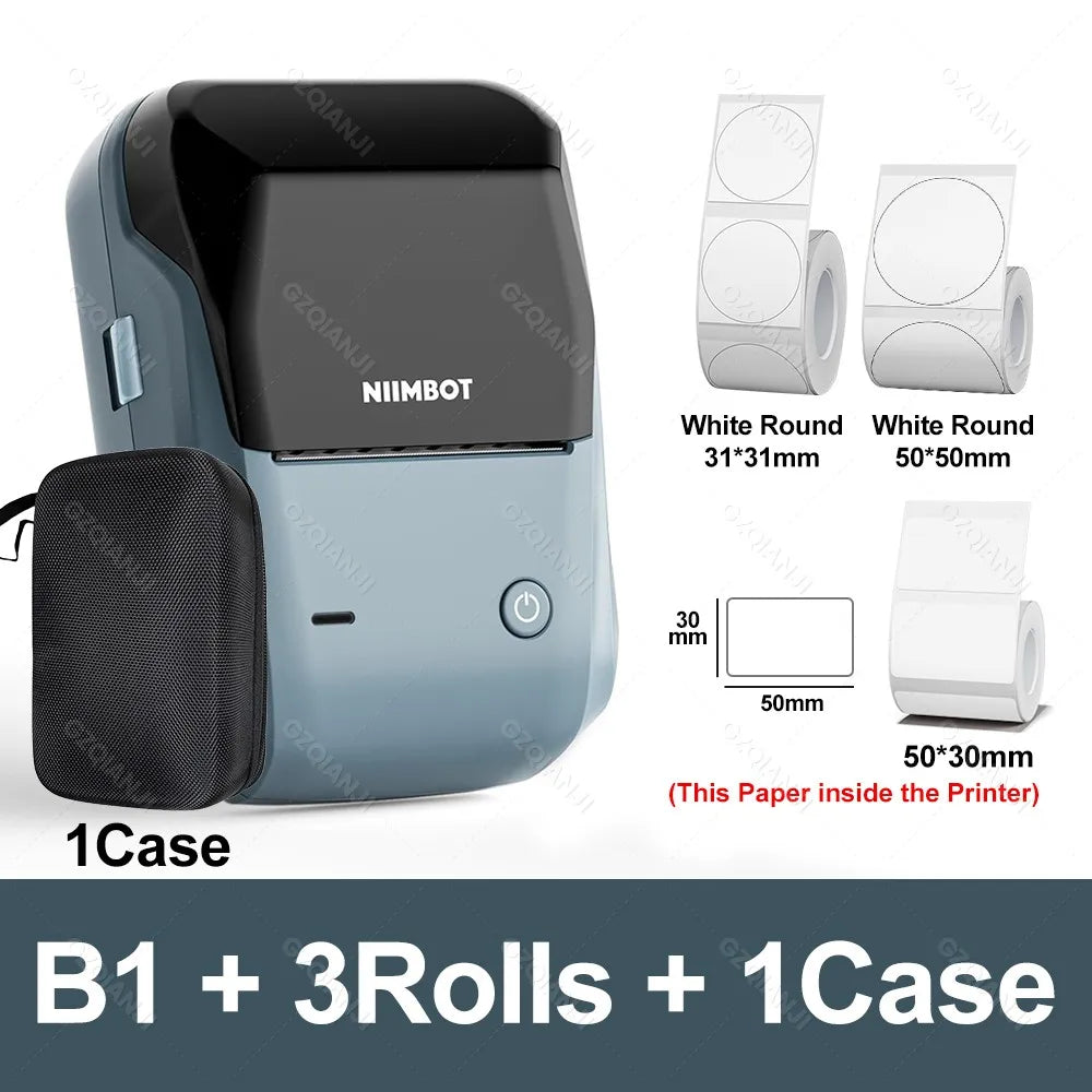 Smart Bluetooth Portable Label Maker- Wireless Mini Printer