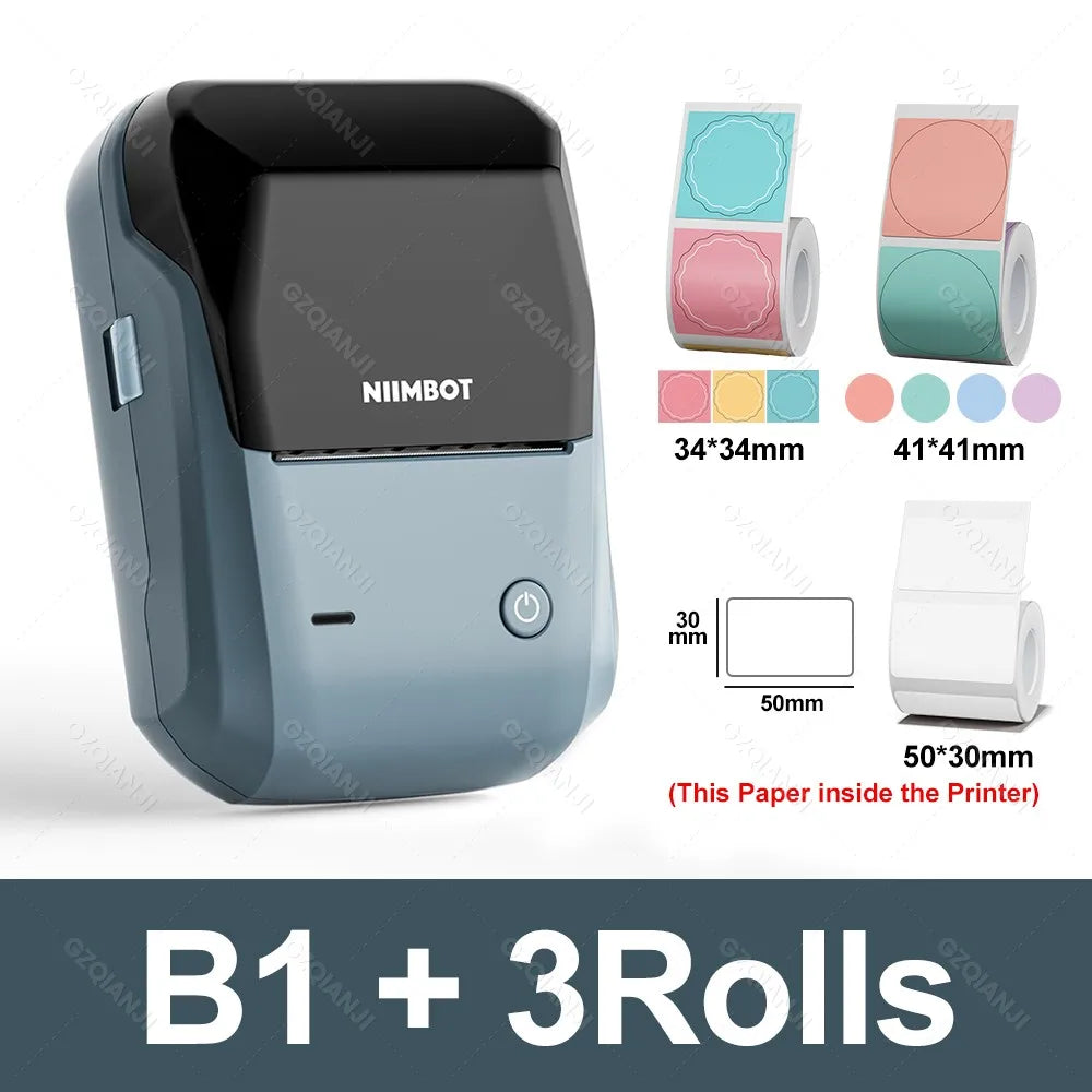 Smart Bluetooth Portable Label Maker- Wireless Mini Printer